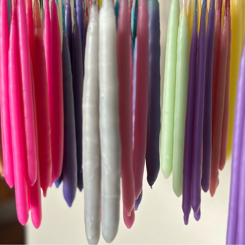 Thick Beeswax Taper Candles
